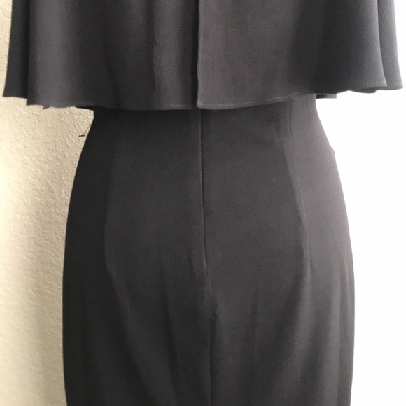 MAGGY LONDON Cold Shoulder Midi Sheath Dress - Picture 6 of 8